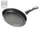 AMT Induction Fish Pan 35x24cm with Grill Surface, H:5cm (Detachable Handle)