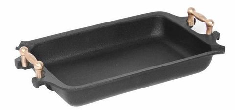 AMT Gratin Pan 35x20cm, H:7cm (Brass Side Handles)