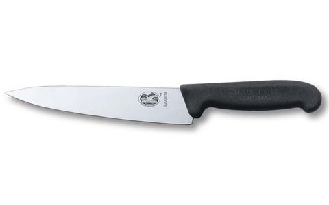 Victorinox Carving Knife with Broad Blade 19cm -  Black