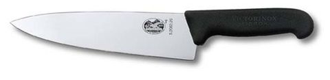 Victorinox Carving Knife with Extra Broad Blade 20cm -  Black