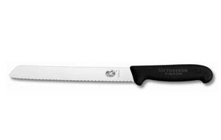 Victorinox Bread Knife with Serrated Blade 21cm - Black