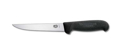 Victorinox Boning Knife with Straight & Wide Blade 15cm -  Black