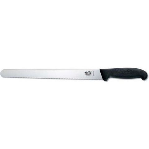 Victorinox Slicing Knife with Serrated Blade 30cm -  Black