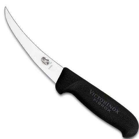 Victorinox Boning Knife with Narrow Curved Blade 15cm -  Black
