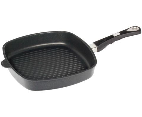 AMT Square Pan 28x28cm with Grill Surface, H:5cm (Detachable Handle)