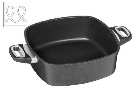 AMT Induction Square Pan 28x28x9cm (Standard Side Handles)