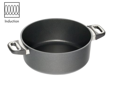 AMT Induction Casserole 28cm, H:12cm (Standard Side Handles)