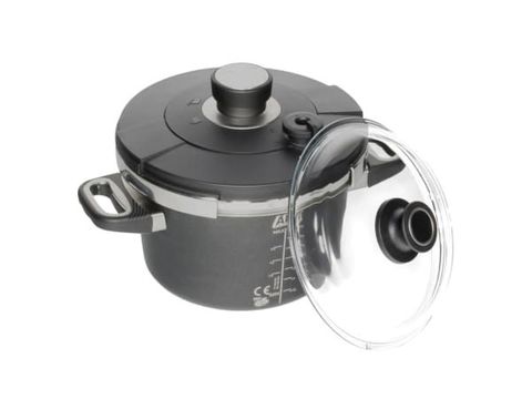 Induction Pressure Cooker Set 4.5 Liters (Pot 22cm, Lid 022SK + Glass Lid 22cm)