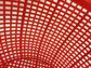 Plastic Colander Round (Coarse Mesh) 258x105 Red