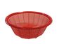 Plastic Colander Round (Coarse Mesh) 333x134 Red