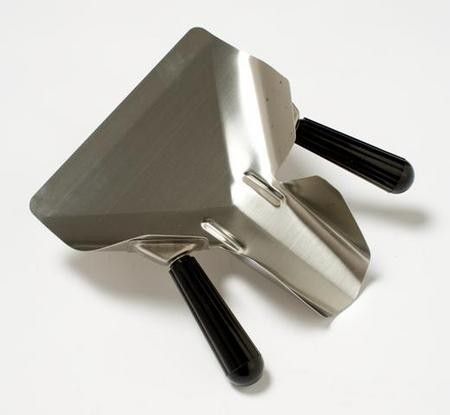 Commercial French Fry Scoop, Left - Stainless Steel Bagger