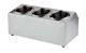 Cutlery Holder S/S 385x150x180mm (3 in a row)