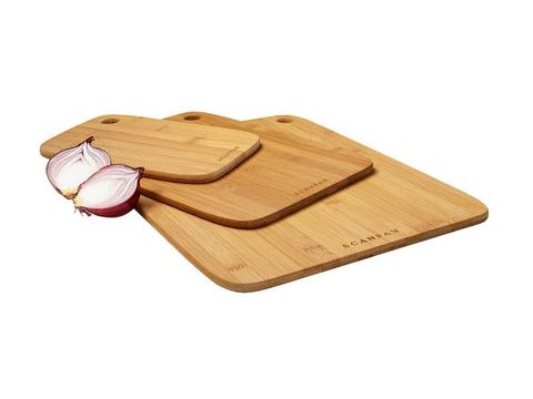 Bamboo Cutting Board Set 3pc