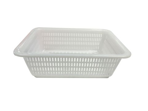 Plastic Colander Rectangular 360x270x100mm White