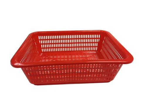 Plastic Colander Rectangular 415x320x130mm Red