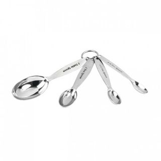 Measurement Spoon Set S/S Oval 4pc. HEAVY DUTY