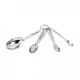 Measurement Spoon Set S/S Oval 4pc. HEAVY DUTY