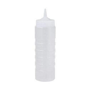 Sauce Bottle 750ml Clear Top/Clear Body - CATER-RAX