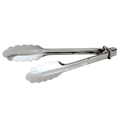 Heavy Duty Utility Tong S/S with Clip- 250mm