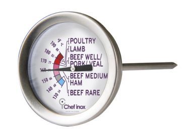 Thermometer Meat Dual 50mm S/S 100mm Probe