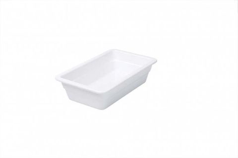 Melamine Food Pan 1/4 Size 65mm RYNER White