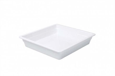 Melamine Food Pan 2/3 Size 65mm RYNER White