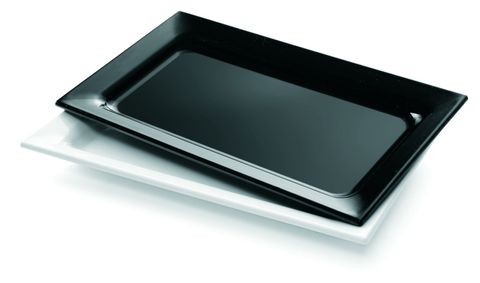 Platter Rectangle Small 300x175mm Black