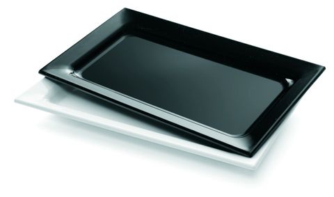 Platter Rectangle Medium 430x280mm Black
