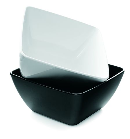 Salad Bowl 250x250x100mm Black