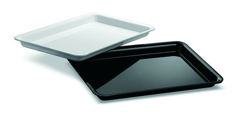 Deli Display Tray 420x271x28mm White (round edge)