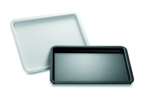 Deli Display Tray 429x279x28mm Black (straight edge)