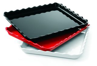 Scallop Tray 410x310x35mm Black
