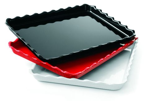 Scallop Tray 410x310x35mm Black