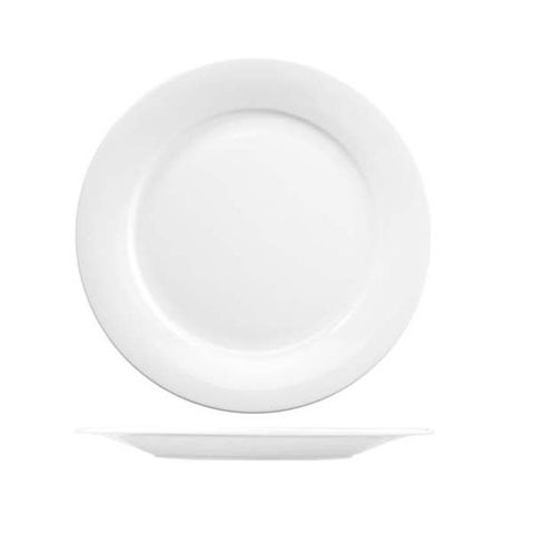 Wide Rim Round Plate 171mm "MENU" ART de CUISINE