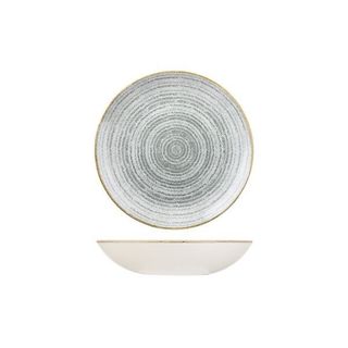 Round Coupe Bowl 182mm/426ml CHURCHILL "Studio" Stone Grey
