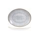 Oval Coupe Plate 270x229mm CHURCHILL "Studio" Stone Grey