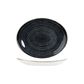 Oval Coupe Plate 270x229mm CHURCHILL "Studio" Charcoal
