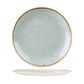 Round Coupe Plate 260mm CHURCHILL "Stonecast" Duck Egg