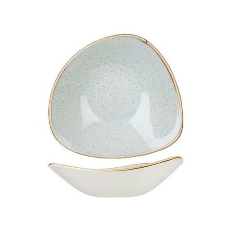 Triangular Bowl 185x185mm/370ml CHURCHILL "Stonecast" Duck Egg