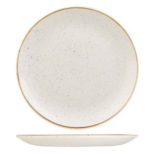Round Coupe Plate 288mm CHURCHILL "Stonecast" Barley White