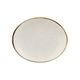 Oval Plate 192mm CHURCHILL "Stonecast" Barley White