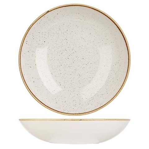 Round Coupe Bowl 248mm/1136ml CHURCHILL "Stonecast" Barley White