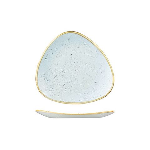 Triangular Plate 229x229mm CHURCHILL "Stonecast" Duck Egg