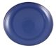 ARTISTICA Oval Plate 250x220mm Reactive Blue