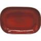 ARTISTICA Rectangular Plate Coupe 240x160x25mm Reactive Red