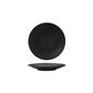 Round Coupe Plate 155mm LUZERNE ZEN Black Swirl