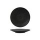 Round Coupe Plate 205mm LUZERNE ZEN Black Swirl