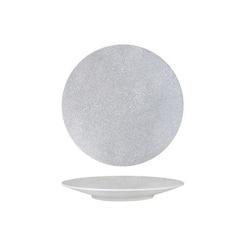 Round Coupe Plate 205mm LUZERNE ZEN Grey Web