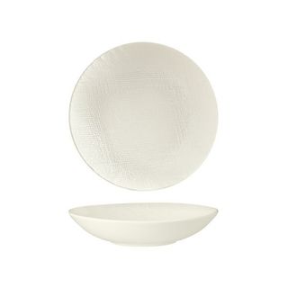 Round Share Bowl 200mm/700ml LUZERNE LINEN White