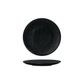 Round Flat Coupe Plate 180mm LUZERNE LINEN Black